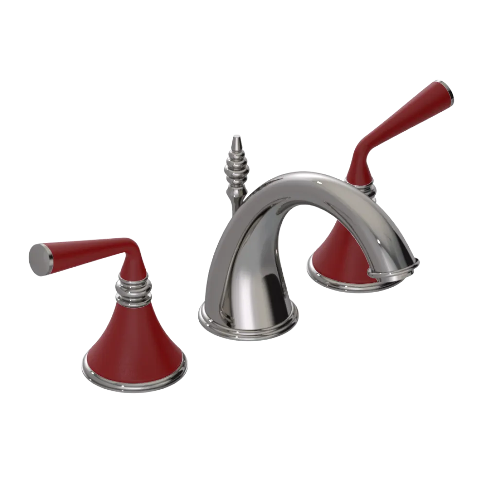 Rubinet Widespread Lav. Set. (less drain) Polished Nickel