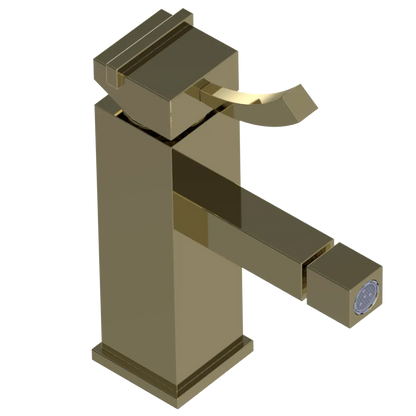 Rubinet Single Control Bidet Fitting (less drain) Natural Brass