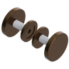 Rubinet Shower Door Knob (set) Tuscan Brass