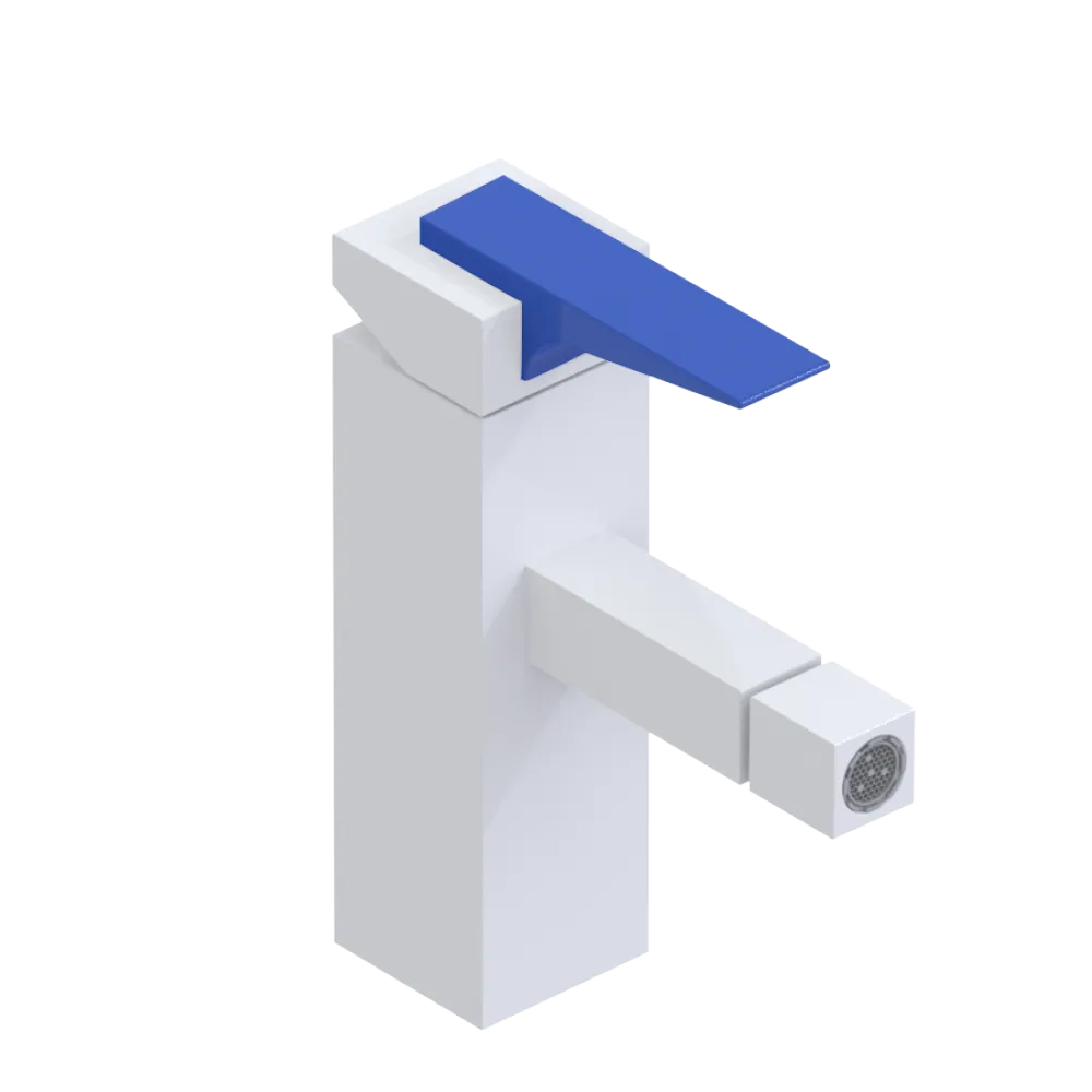Rubinet Single Control Bidet Fitting (less drain) White
