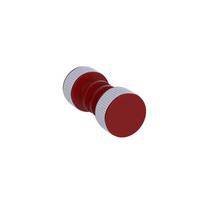 Rubinet Shower Door Knob (set) Maroon
