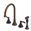 Rubinet Widespread Kitchen Set with Hand Spray Oil Rubbed Bronze