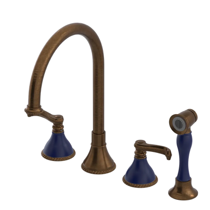 Rubinet Widespread Kitchen Set with Hand Spray Oil Rubbed Bronze