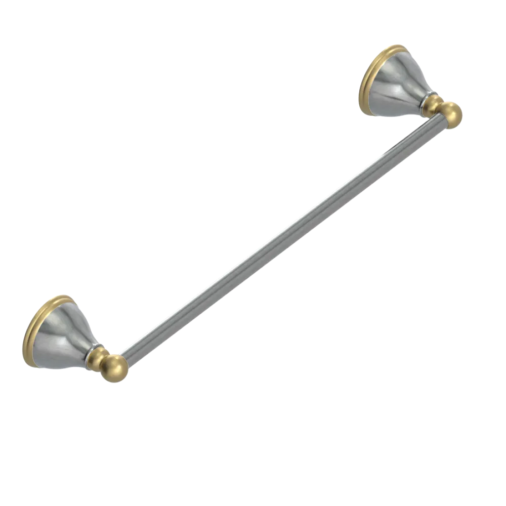 Rubinet Towel Bar 18" Satin Nickel