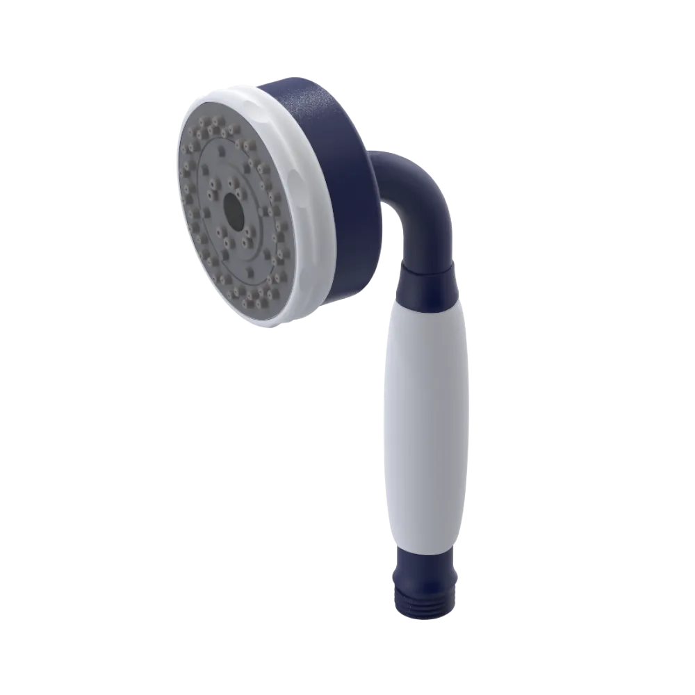 Rubinet 3 Function Hand Held Shower Only Midnight Blue