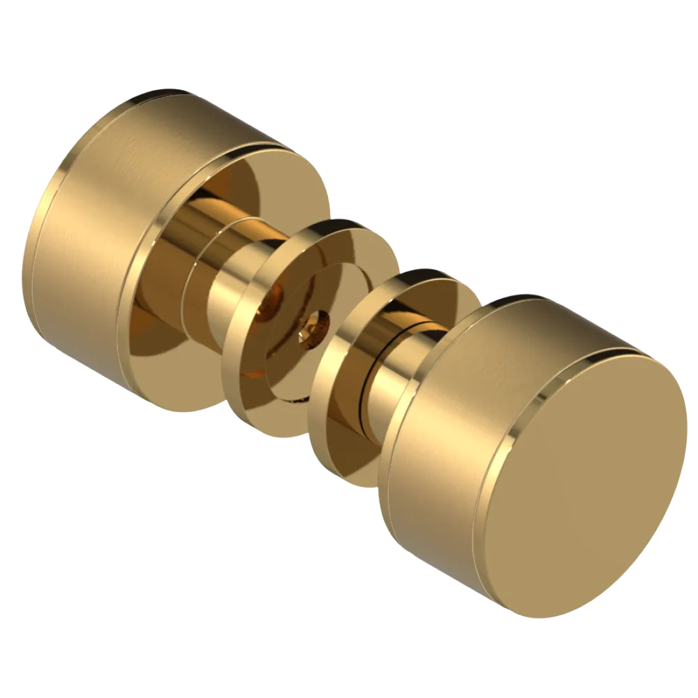 Rubinet Shower Door Knob (set) Gold