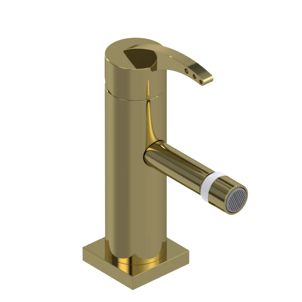 Rubinet Single Control Bidet Fitting (less drain) Natural Brass