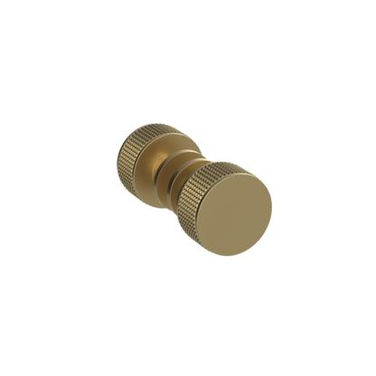 Rubinet Shower Door Knob (set) Satin Brass