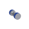 Rubinet Shower Door Knob (set) Satin Chrome