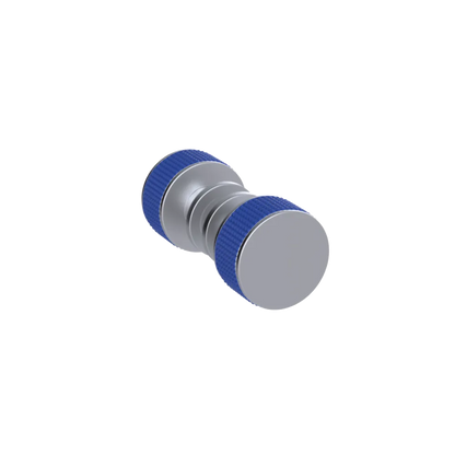 Rubinet Shower Door Knob (set) Satin Chrome