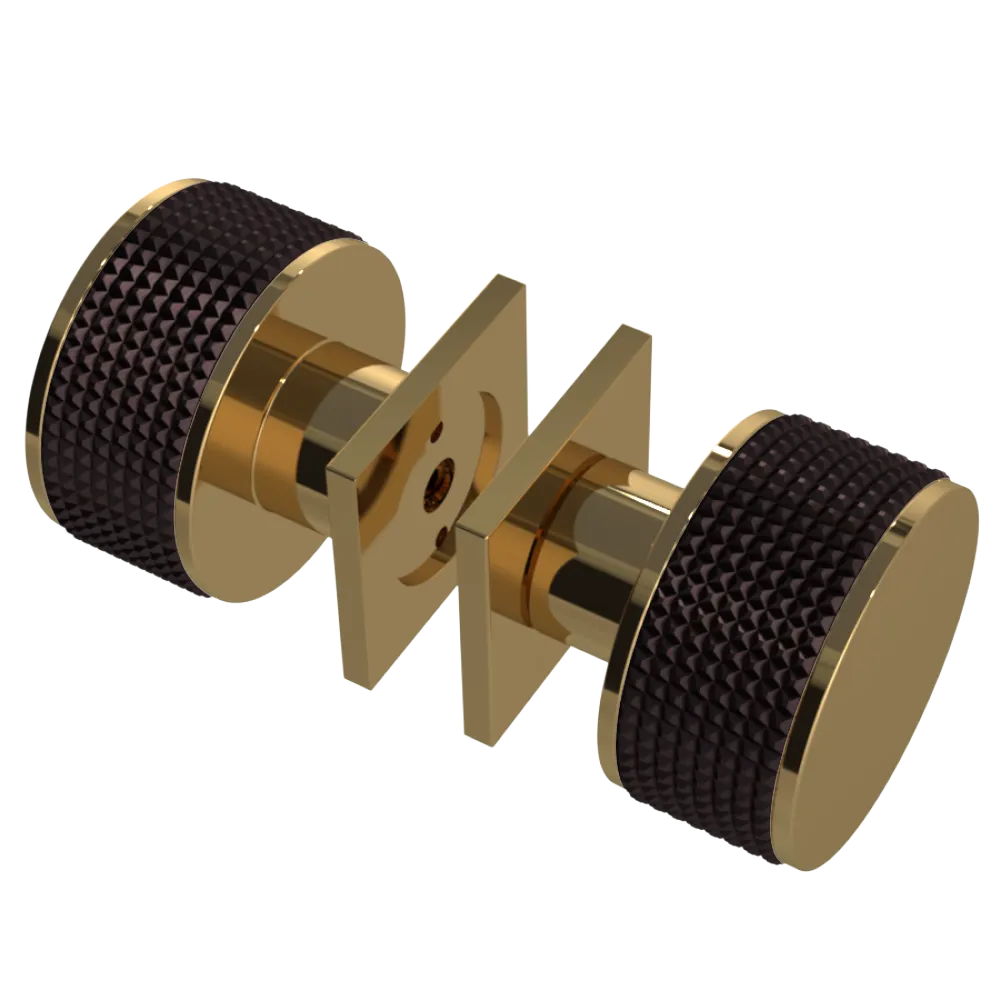 Rubinet Shower Door Knob (set) Gold