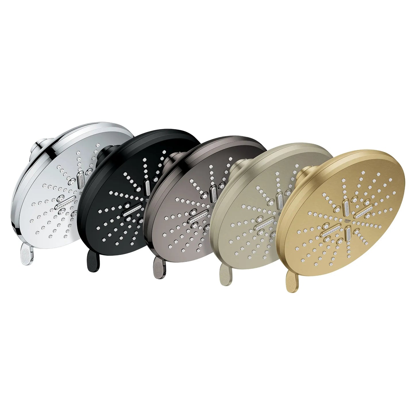 Grohe Rainshower Smartactive Shower Head, 6-1/2" - 3 Sprays, 1.75 Gpm (6.6 L/Min)