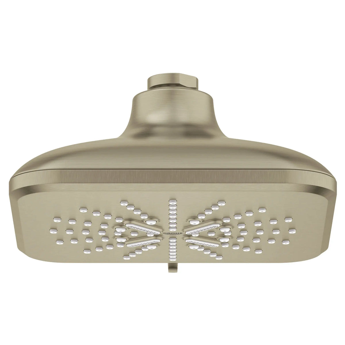 GROHE Rainshower SmartActive Shower Head, 6-1/2" - 3 Sprays, 1.75 GPM (6.6 L/min) – 26797 Brushed Nickel InfinityFinish