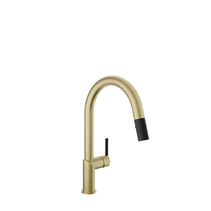 Baril Single-hole kitchen faucet with 2-function pull-down spray