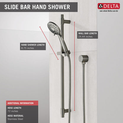 Delta Hand Shower 1.75 GPM w/Slide Bar