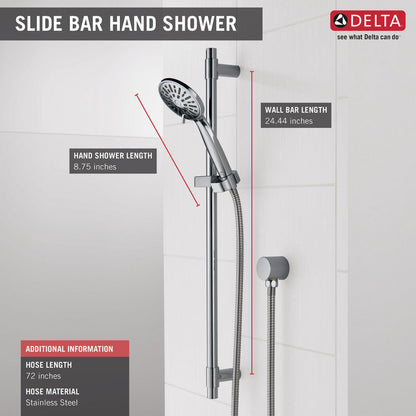 Delta Hand Shower 1.75 GPM w/Slide Bar
