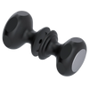 Rubinet Shower Door Knob (set) Matt Black