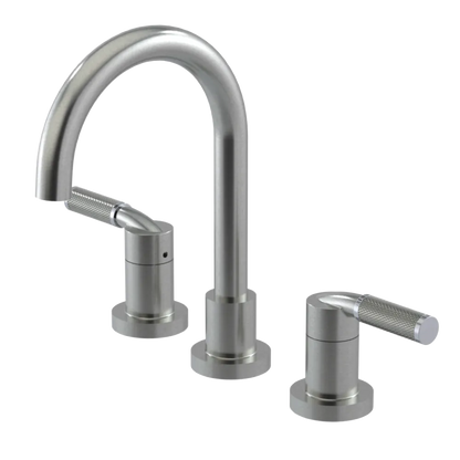 Rubinet Widespread Lav. Set. (less drain) Satin Nickel