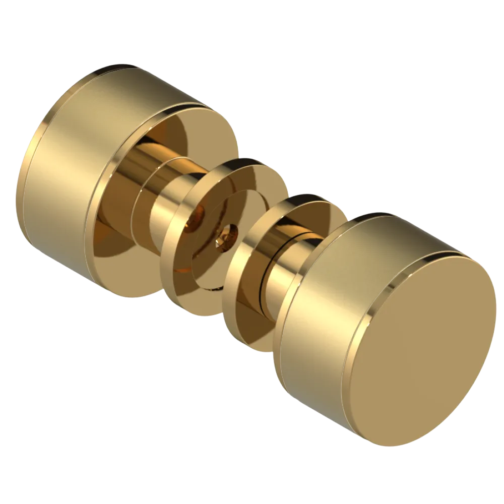 Rubinet Shower Door Knob (set) Gold
