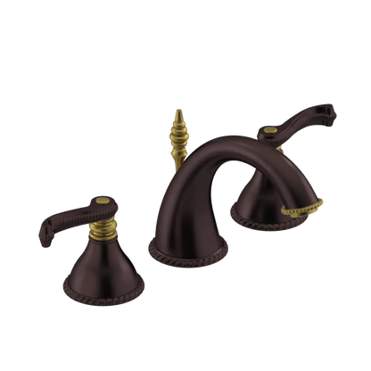 Rubinet Widespread Lav. Set. (less drain) Oil Rubbed Bronze