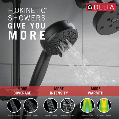 Delta 7-Setting Slide Bar Hand Shower with Cleaning