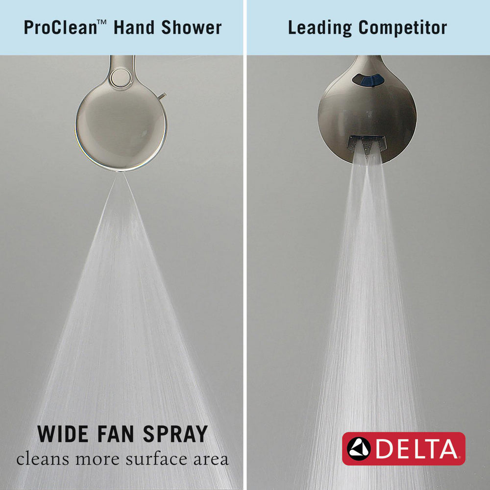Delta 7-Setting Slide Bar Hand Shower with Cleaning