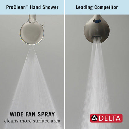 Delta 7-Setting Slide Bar Hand Shower with Cleaning