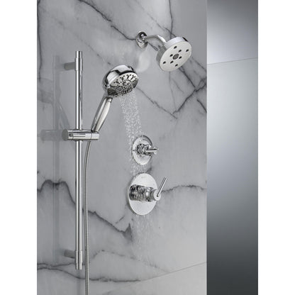 Delta 7-Setting Slide Bar Hand Shower with Cleaning