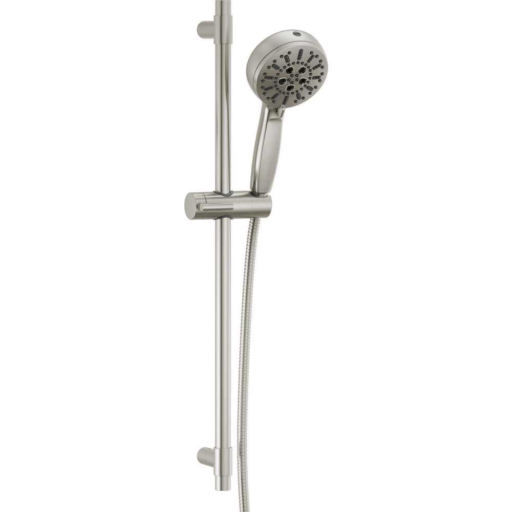 Delta 7-Setting Slide Bar Hand Shower with Cleaning