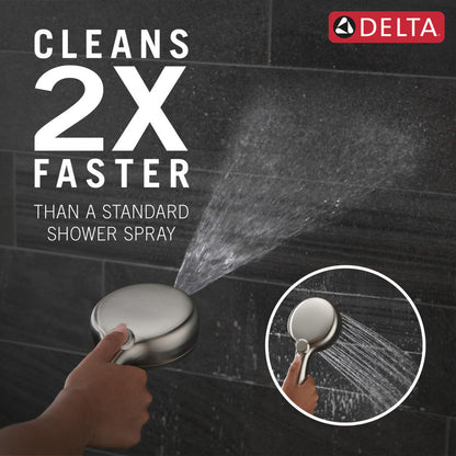 Delta 7-Setting Slide Bar Hand Shower with Cleaning