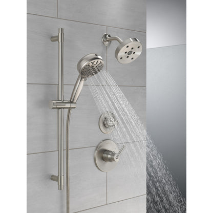 Delta 7-Setting Slide Bar Hand Shower with Cleaning