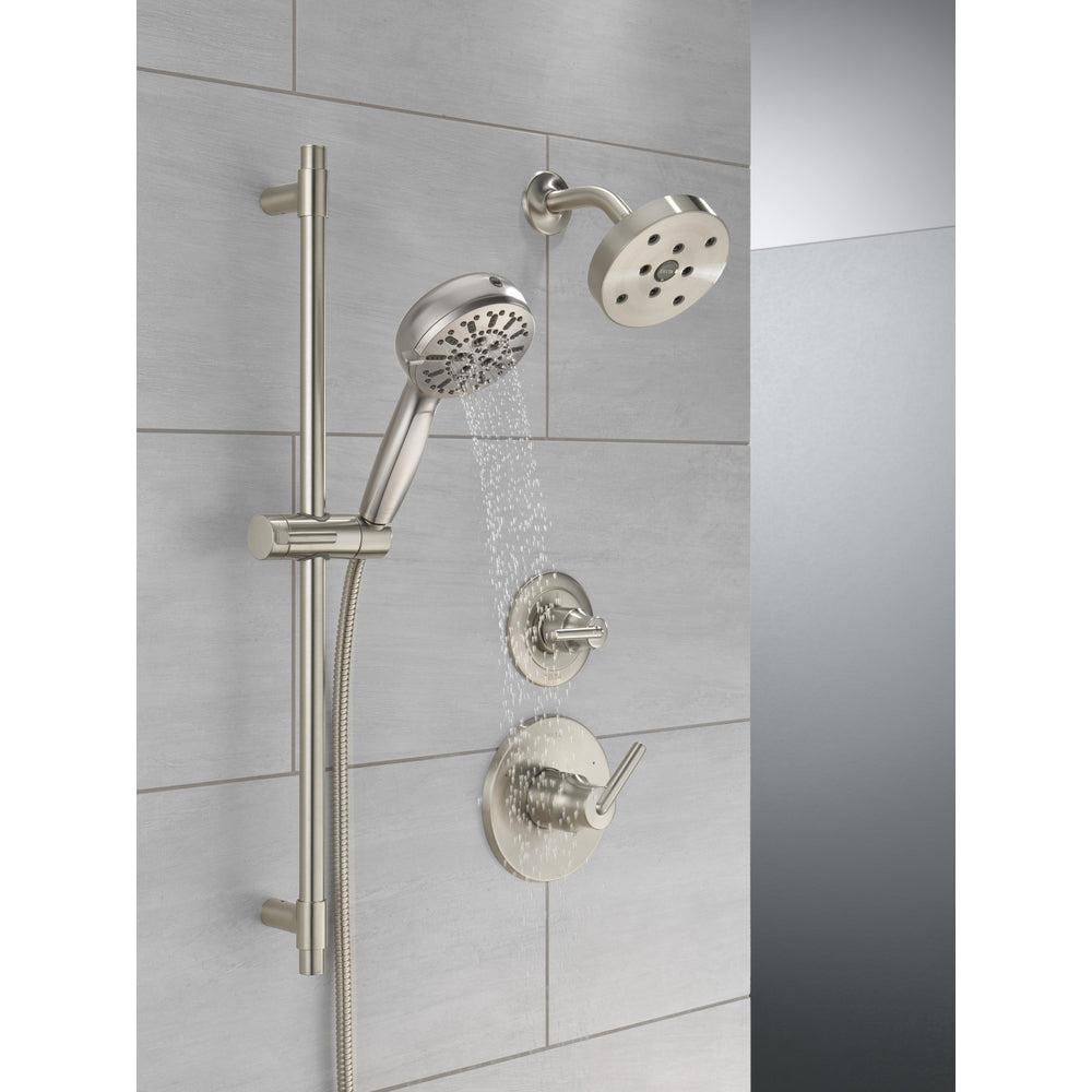 Delta 7-Setting Slide Bar Hand Shower with Cleaning