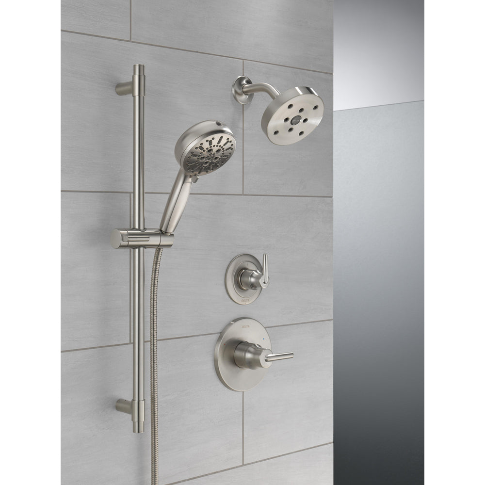 Delta 7-Setting Slide Bar Hand Shower with Cleaning