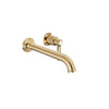 Baril Single lever wall-mounted lavatory faucet, drain not included
