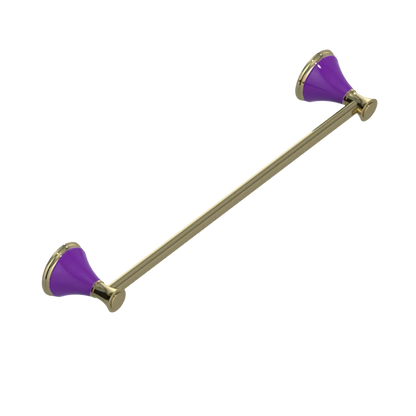 Rubinet Towel Bar 18" Natural Brass