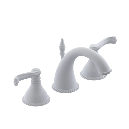 Rubinet Widespread Lav. Set. (less drain) Matt White