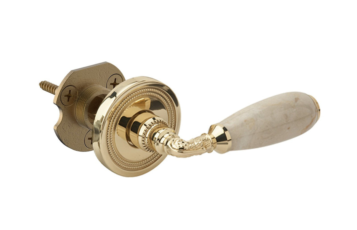 BEIGE MARBLE Door Lever - Half Dummy 5171