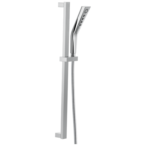 Delta Universal Showering - H2Okinetic® 3-Setting Slide Bar Hand Shower In Lumicoat® Chrome