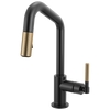 Brizo Pull Down Prep Faucet With Angle Spout Knurled Handle