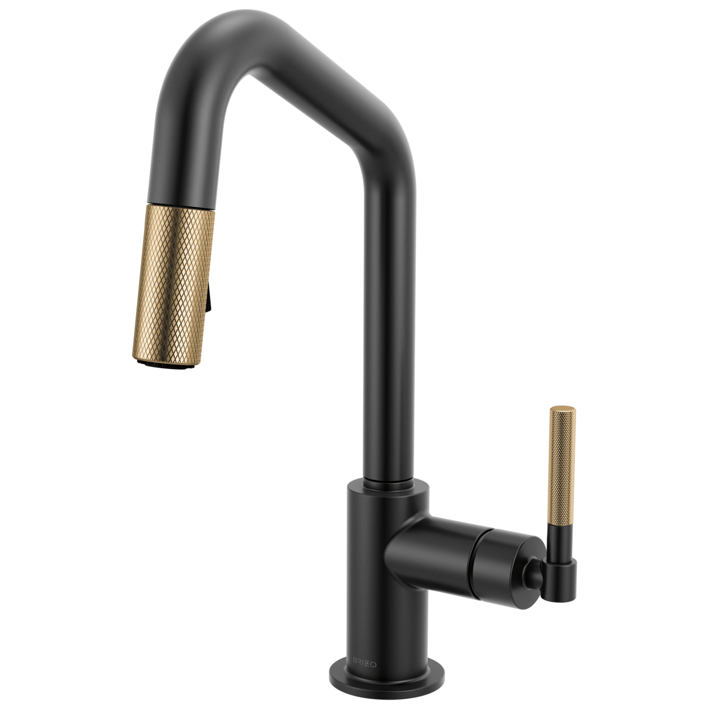 Brizo Pull Down Prep Faucet With Angle Spout Knurled Handle