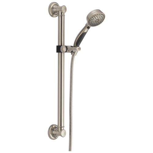 Delta Universal Showering - ActivTouch® 9-Setting Hand Shower With Traditional Slide Bar / Grab Bar In Chrome