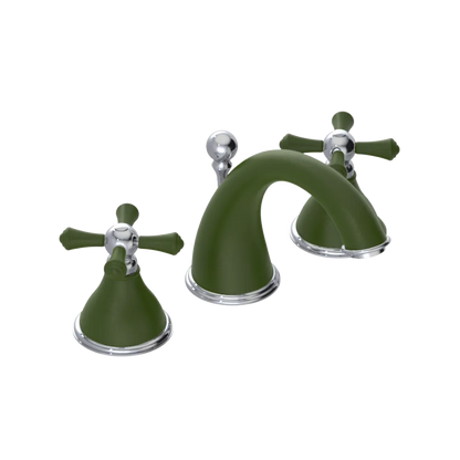 Rubinet Widespread Lav. Set. (less drain) Green Envy