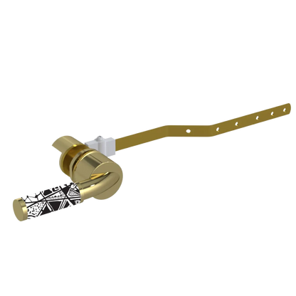 Rubinet Trip Levers Natural Brass