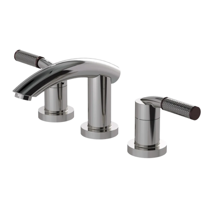 Rubinet Widespread Lav. Set. (less drain) Polished Nickel
