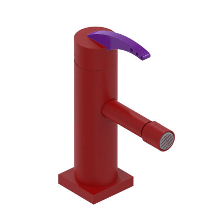 Rubinet Single Control Bidet Fitting (less drain) Maroon