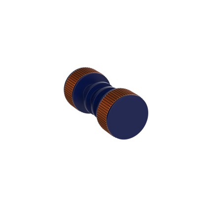 Rubinet Shower Door Knob (set) Midnight Blue