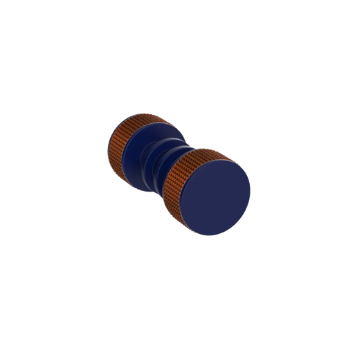 Rubinet Shower Door Knob (set) Midnight Blue