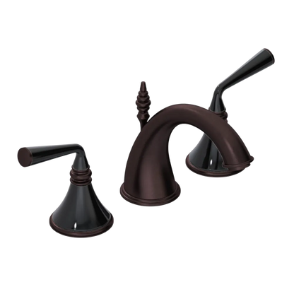 Rubinet Widespread Lav. Set. (less drain) Oil Rubbed Bronze