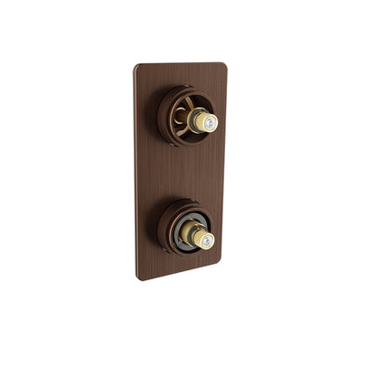 Baril Thermostatic pressure balanced shower valve with 2-way diverter (without handle)