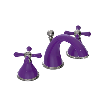Rubinet Widespread Lav. Set. (less drain) Purple Haze